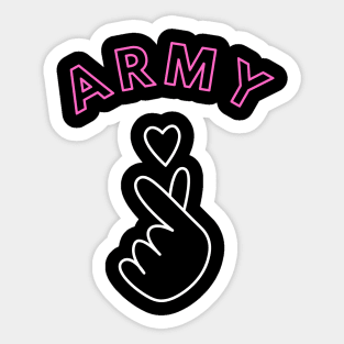 K-Pop Korean Pop Music Army Fan Sticker